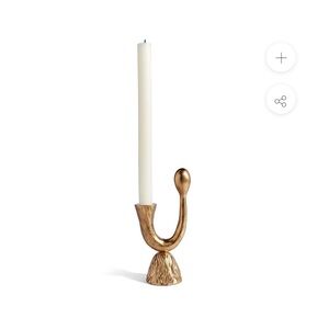 L'Objet Gold Candle Holder - set of two